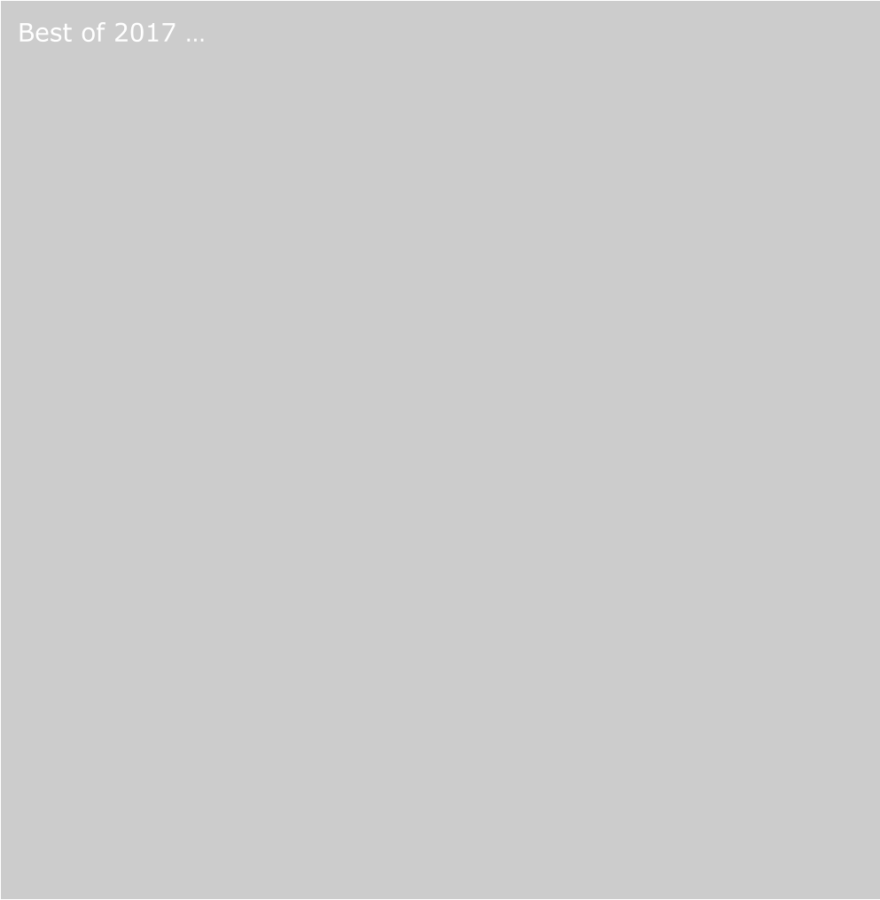 Best of 2017 …